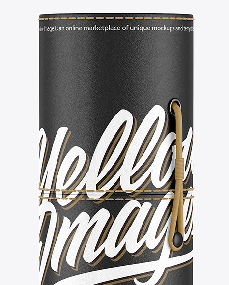 Leather Alcohol Tube Mockup