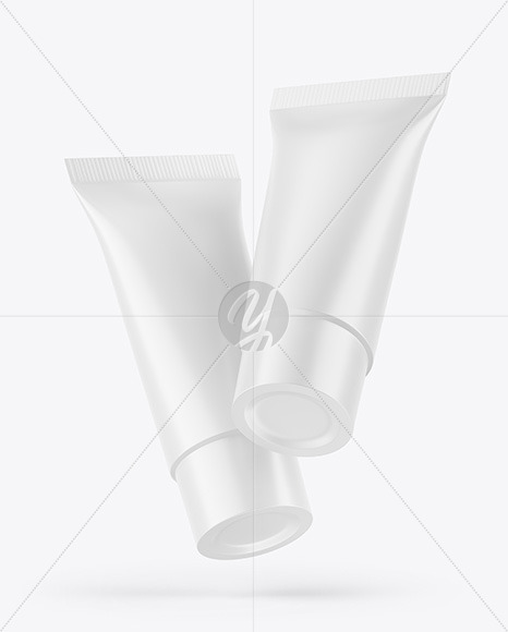 Matte Cosmetic Tubes Mockups