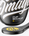 Matte Floating Сup Mockup