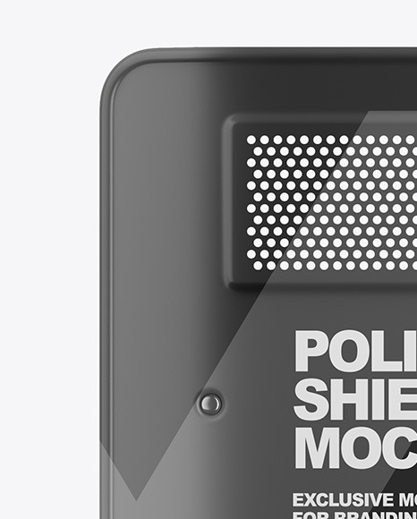 Police Shield Mockup