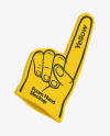 Foam Hand Mockup