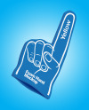 Foam Hand Mockup