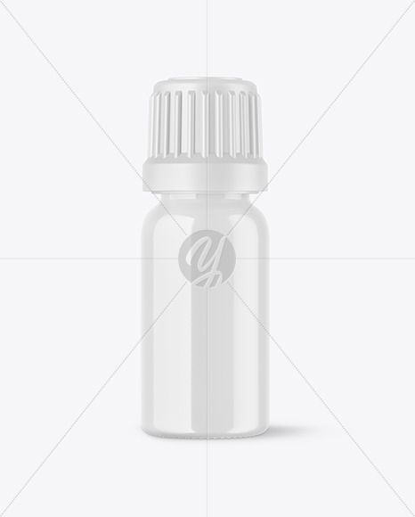 Glossy Plastic Bottle Mockup