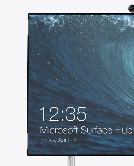 Microsoft Surface Hub 2 Mockup