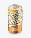 Matte Metallic Drink Can Mockup