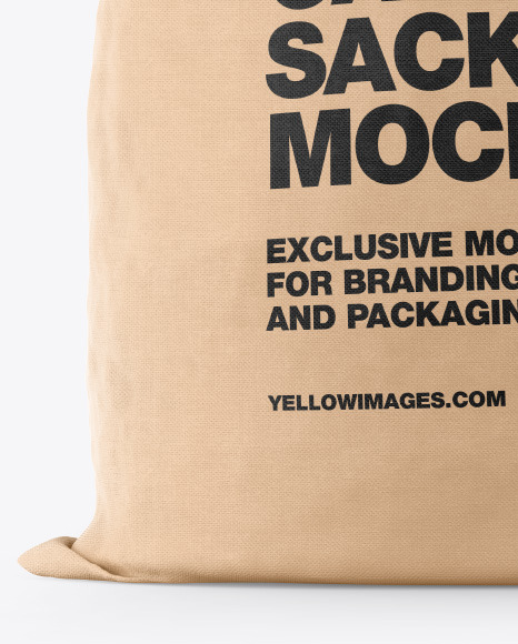 Canvas Sack Mockup