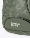 Backpack Mockup - Half Side View