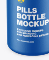 Ceramic Pills Bottle Mockup