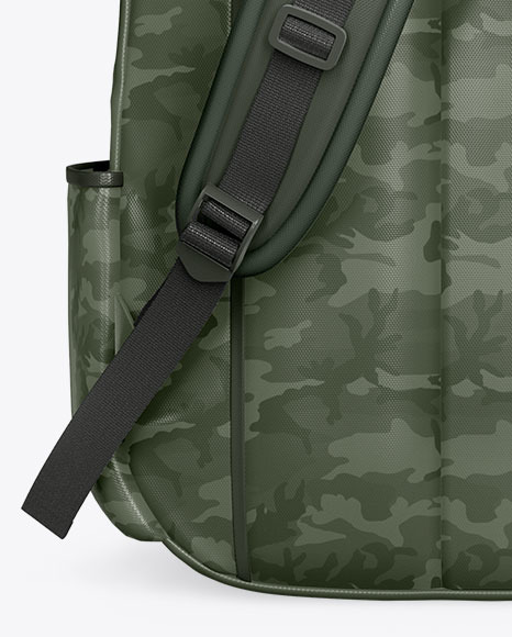 Backpack Mockup - Back View