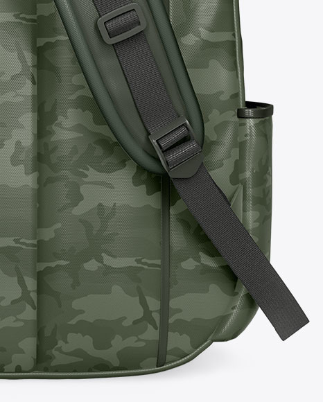 Backpack Mockup - Back View