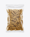 Whole Wheat Pennoni Rigati Pasta Bag Mockup