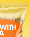 Whole Wheat Pennoni Rigati Pasta Bag Mockup