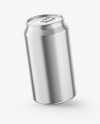 Glossy Metallic Drink Can Mockup