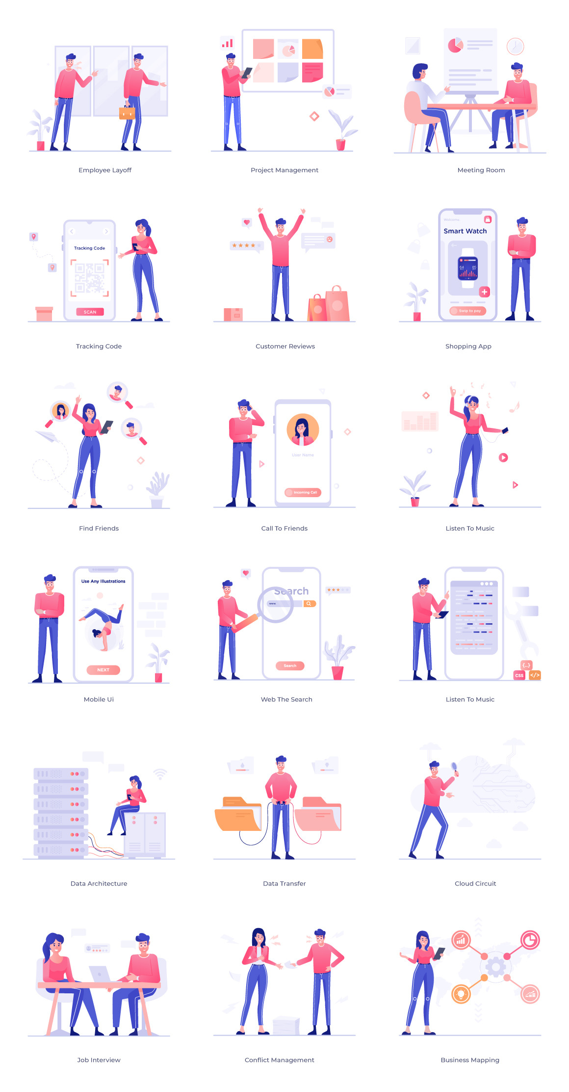 100+ Character Activities Illustrations 100+ Character Activities Illustrations