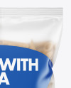 Whole Wheat Pennoni Rigati Pasta Matte Bag Mockup