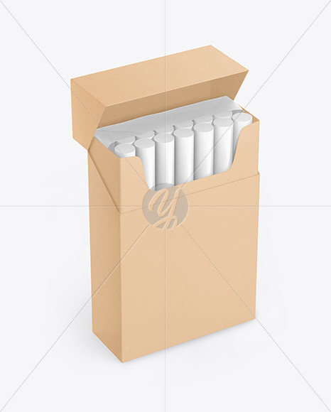 Kraft Cigarette Pack Mockup