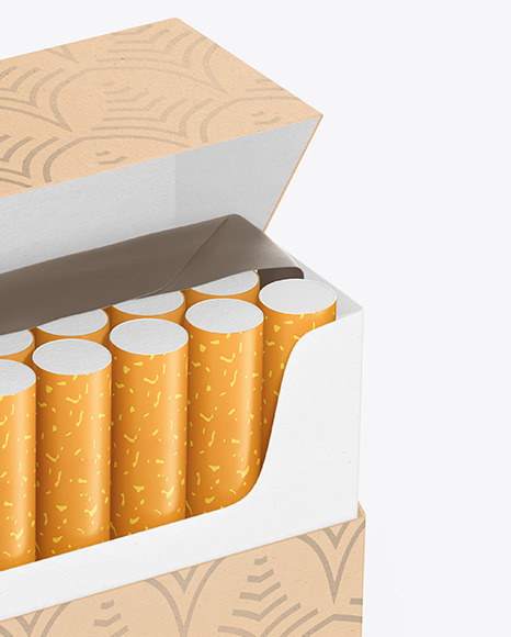 Kraft Cigarette Pack Mockup
