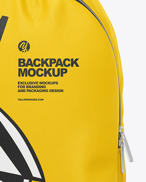 Backpack Mockup - Front View