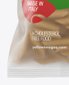 Whole Wheat Pennoni Rigati Pasta Frosted Bag Mockup