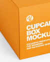 Box w/ Cupcake Mockup