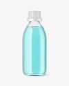 Clear Glass Bottle Mockup