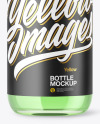 Clear Glass Bottle Mockup