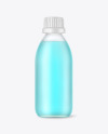 Frosted Glass Bottle Mockup