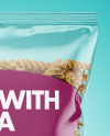 Whole Wheat Fusilli Pasta Bag Mockup