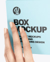 Gift Box in Hands Mockup Gift Box in Hands Mockup