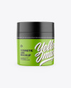 Matte Plastic Cosmetic Jar Mockup