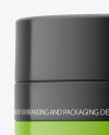 Matte Plastic Cosmetic Jar Mockup