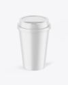 Matte Coffee Cup Mockup