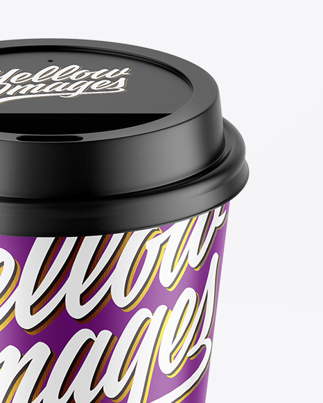 Matte Coffee Cup Mockup