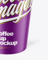 Matte Coffee Cup Mockup