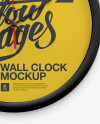 Matte Wall Clock Mockup