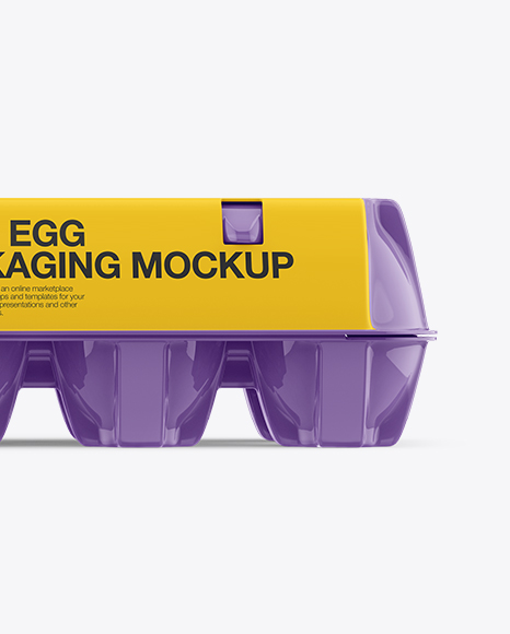 Glossy Egg Container - Front View