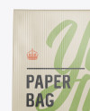 Paper Bag Mockup - Front View