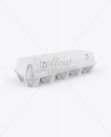Matte Egg Container - Halfside View (High-Angle Shot) Matte Egg Container - Halfside View (High-Angle Shot)