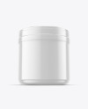 Glossy Protein Jar Mockup