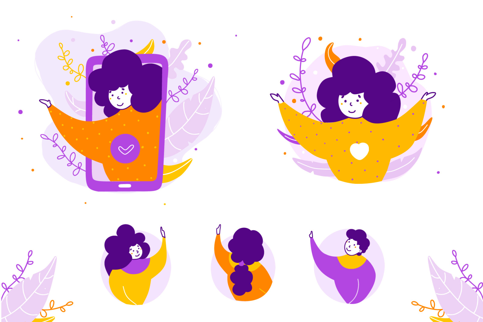 Referral program - Cartoon Illustrations Referral program - Cartoon Illustrations