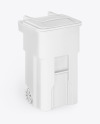 Glossy Rubbish Bin Mockup