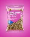 Whole Wheat Cavatappi Pasta Bag Mockup