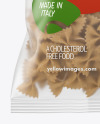 Whole Wheat Farfalle Pasta Matte Bag Mockup