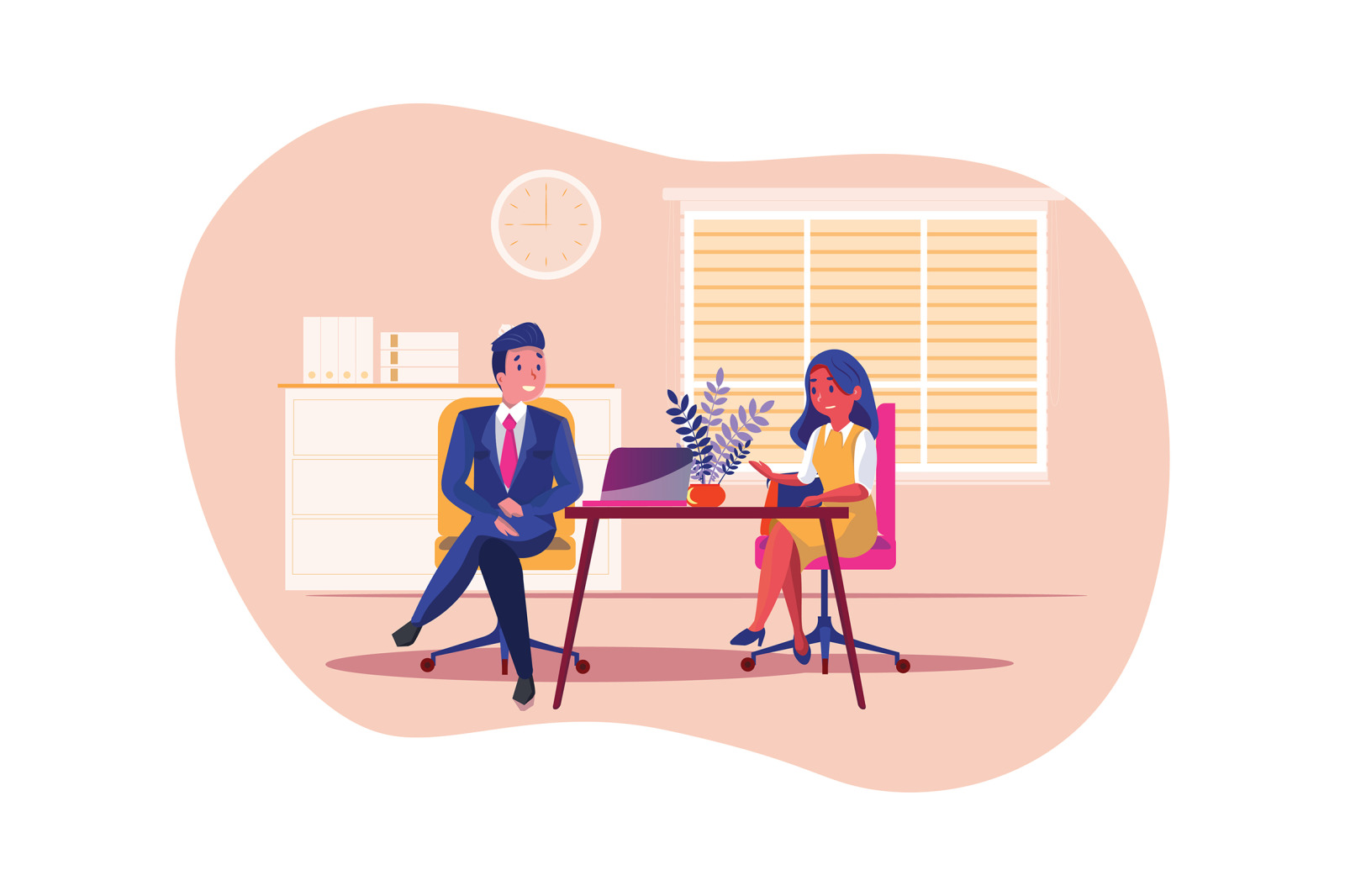 M88_Job Interview Illustrations