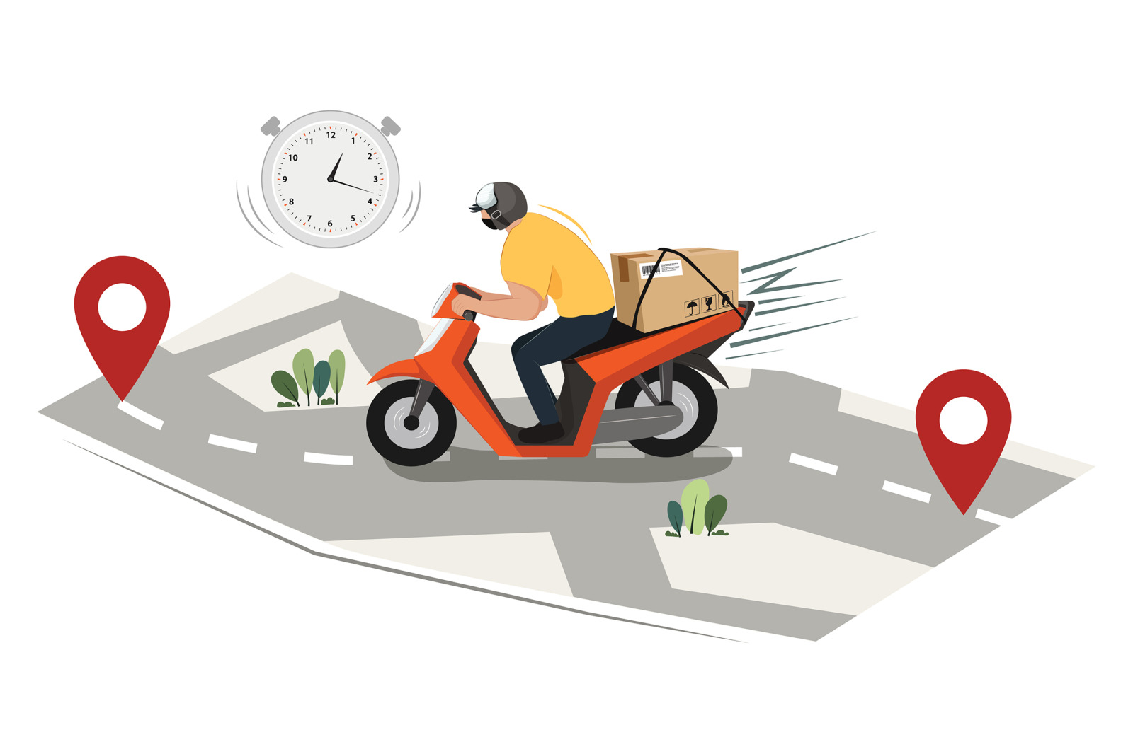 M92_Parcel Delivery Illustration