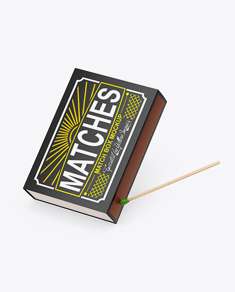 Match Box Mockup