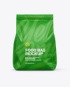 Matte Food Bag Mockup - Front View