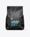 Matte Food Bag Mockup - Front View