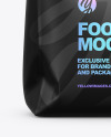 Matte Food Bag Mockup - Front View