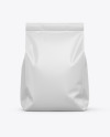 Matte Food Bag Mockup - Front View